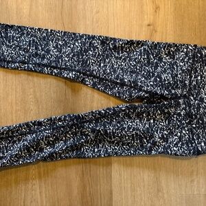 lululemon athletica Black and White Patterned Leggings